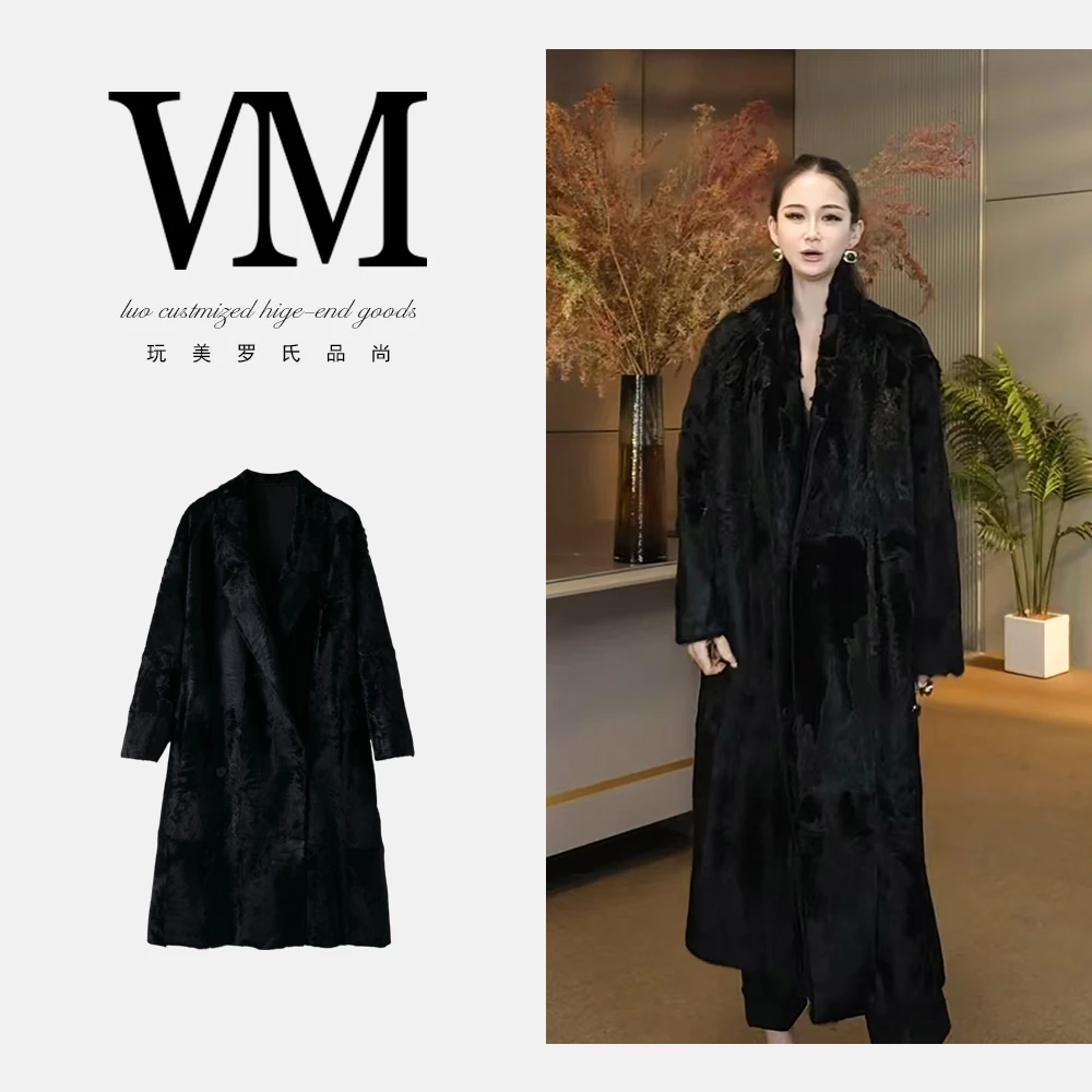 【象羔外套】FY617款皮毛一体设计师款110cm