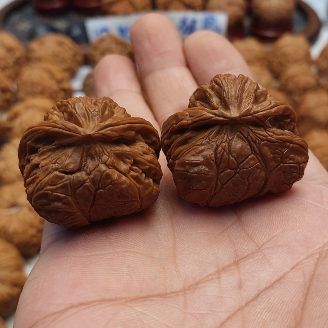 文玩核桃把件35尺 全品宫灯飞蛇 1