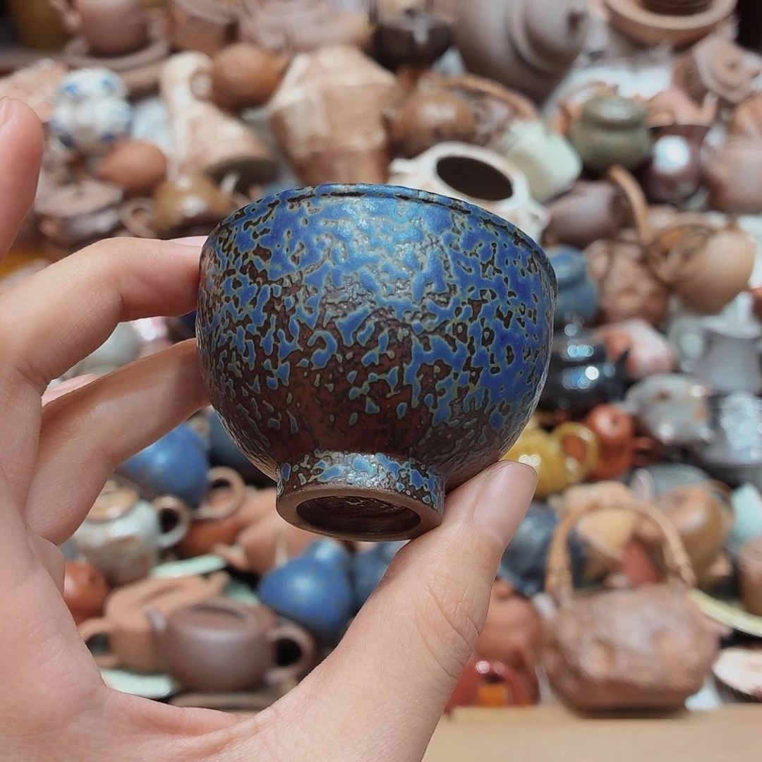瓷器柴烧老岩泥茶器皿