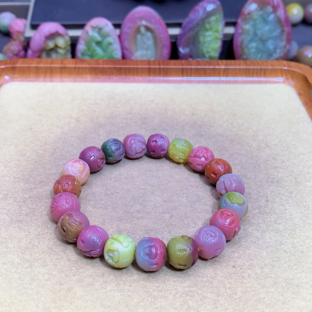 玛瑙未镶嵌手链盐源