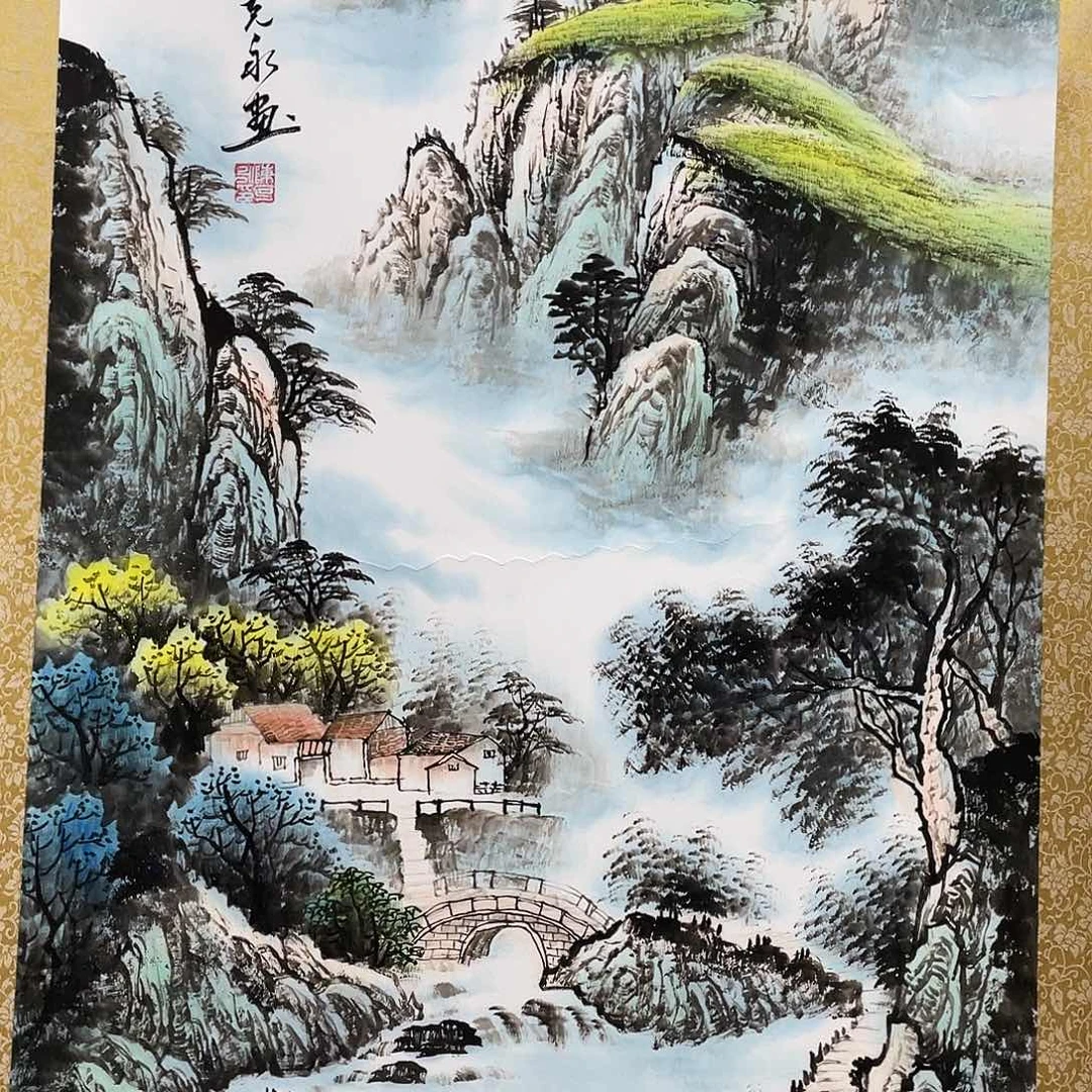 国画w老师手笔手绘作品