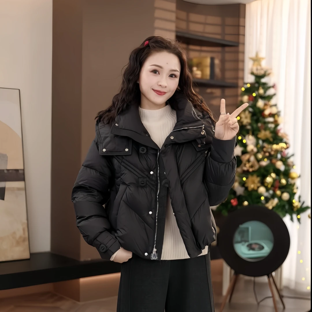 DHR COLLECTTIONS豆豆 冬季厚款保暖羽绒服女-D1123