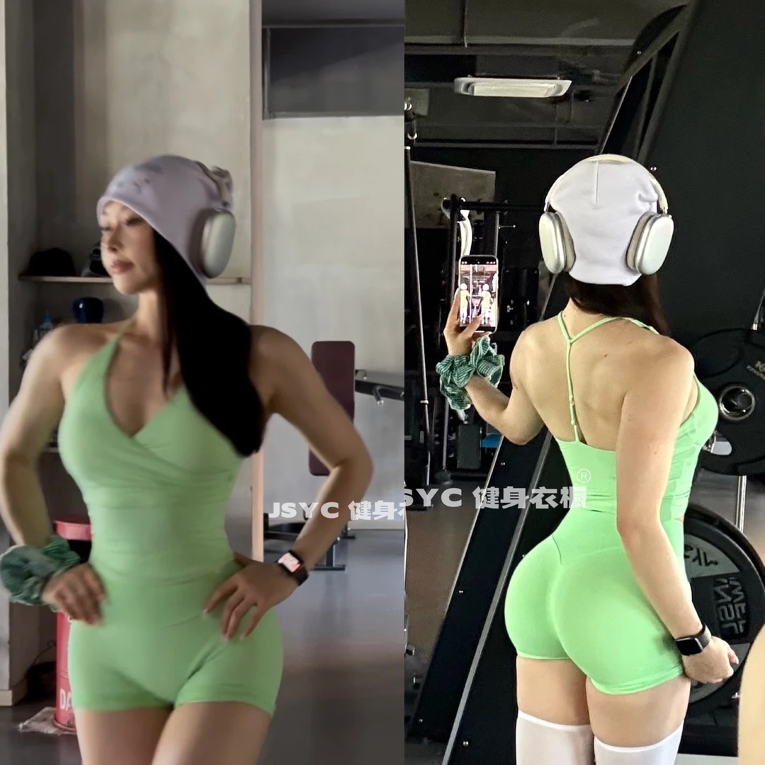 JSYC健身衣橱-【刻画我的背】可调节细肩带裸感高弹健身运动背心