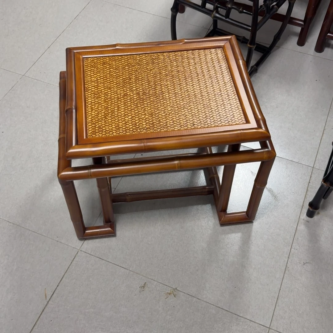 竹R**C宋式红竹方凳