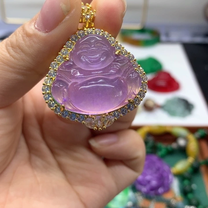 颈饰未镶嵌翡翠吊坠