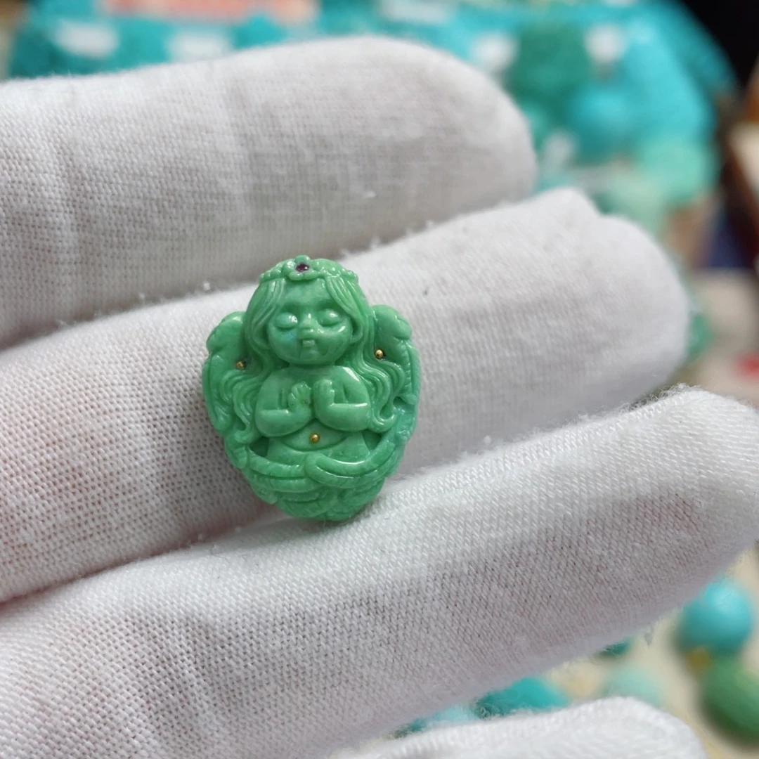 绿松石未镶嵌珠宝奇石