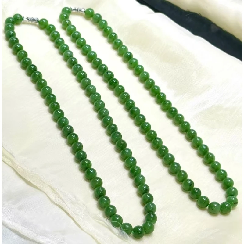 和田玉碧玉辣阳绿妈妈链项链XL059多样性发其一