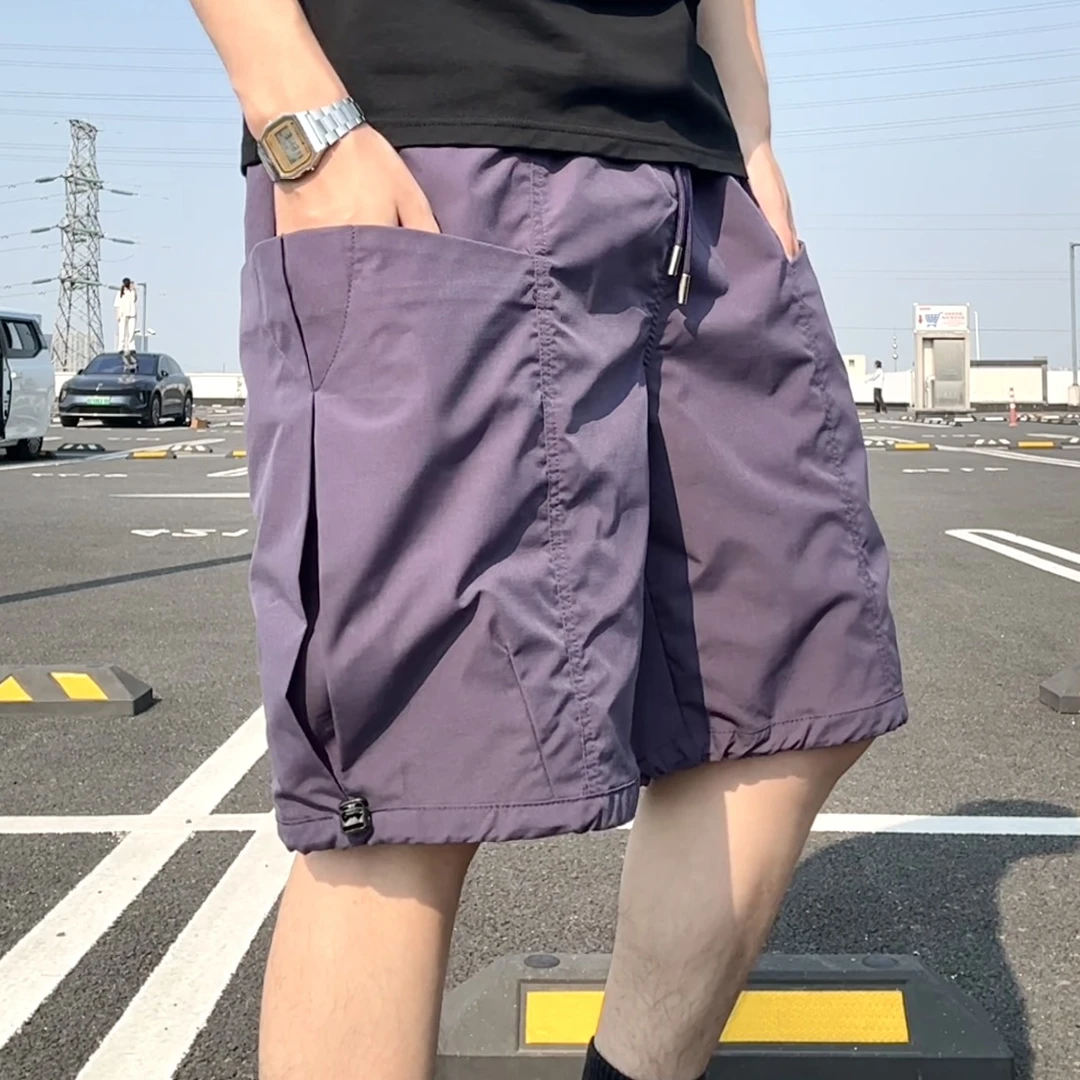 夏季新款潮牌大青年码宽松工装休闲五分时尚男生休闲户外清凉短裤