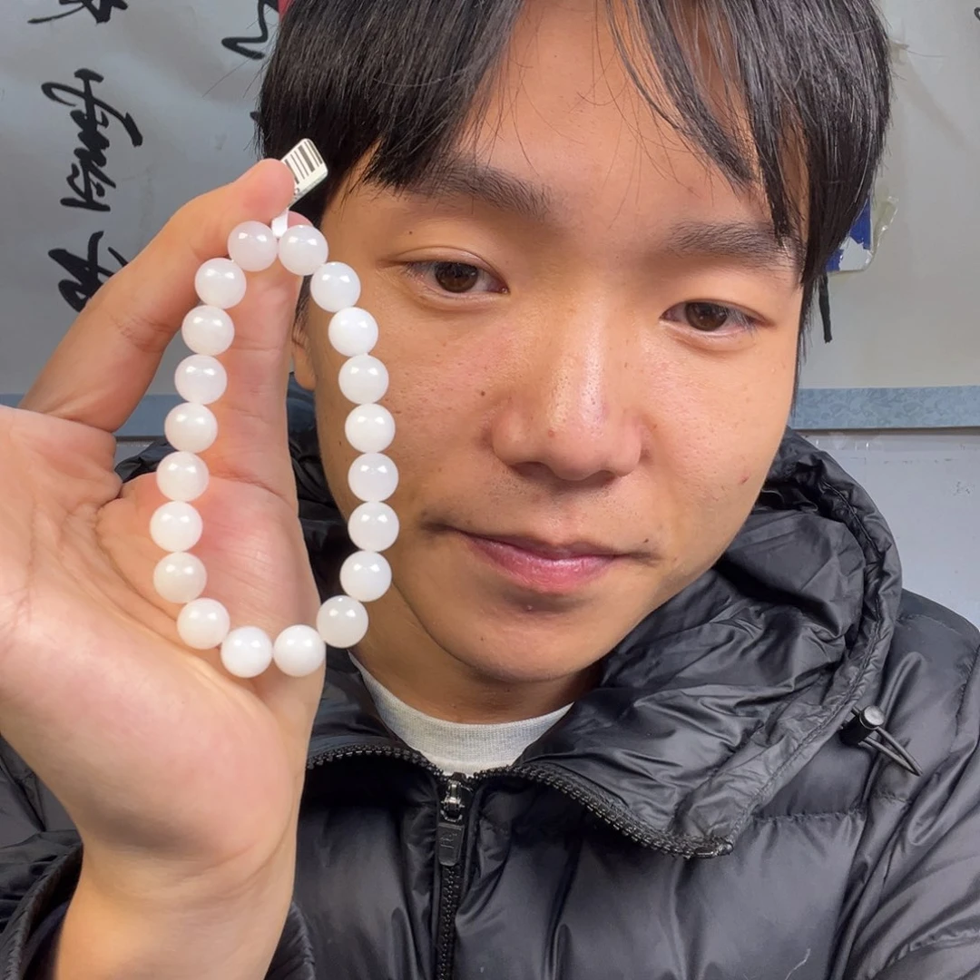 颈饰未镶嵌和田玉多样性高端羊脂玉卡10货头