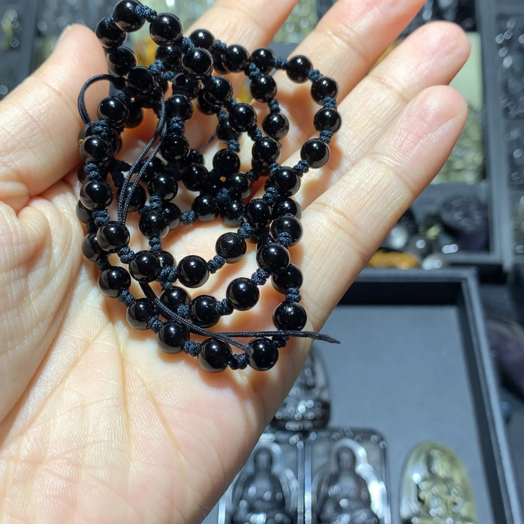 黑曜岩项链未镶嵌n****l