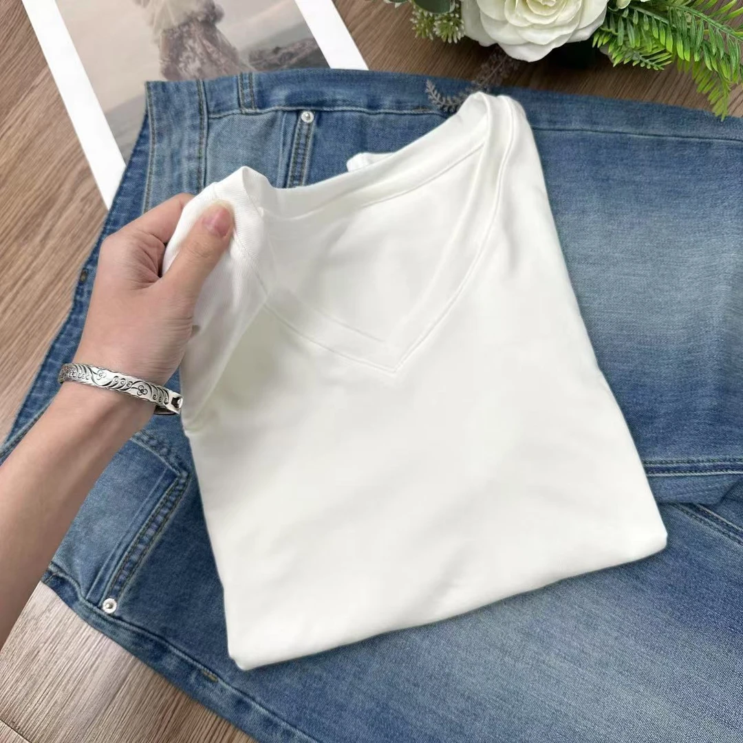 人手必备！！超级软糯~正版正肩气质穿搭短袖针织衫Y6808