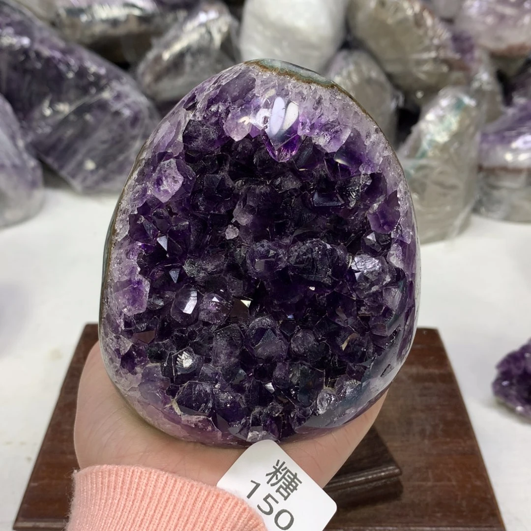 紫晶摆件未镶嵌水晶