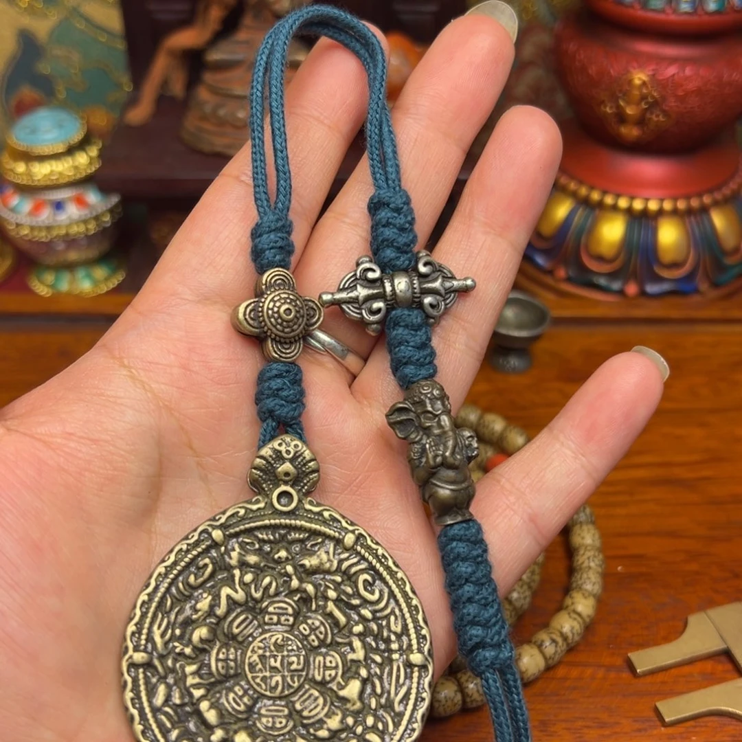 泥塑岗藏式风格小牌子