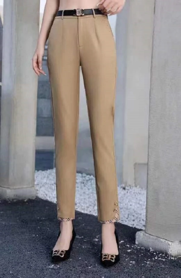 【楠楠轻奢】时尚休闲女士九分休闲裤-K9208