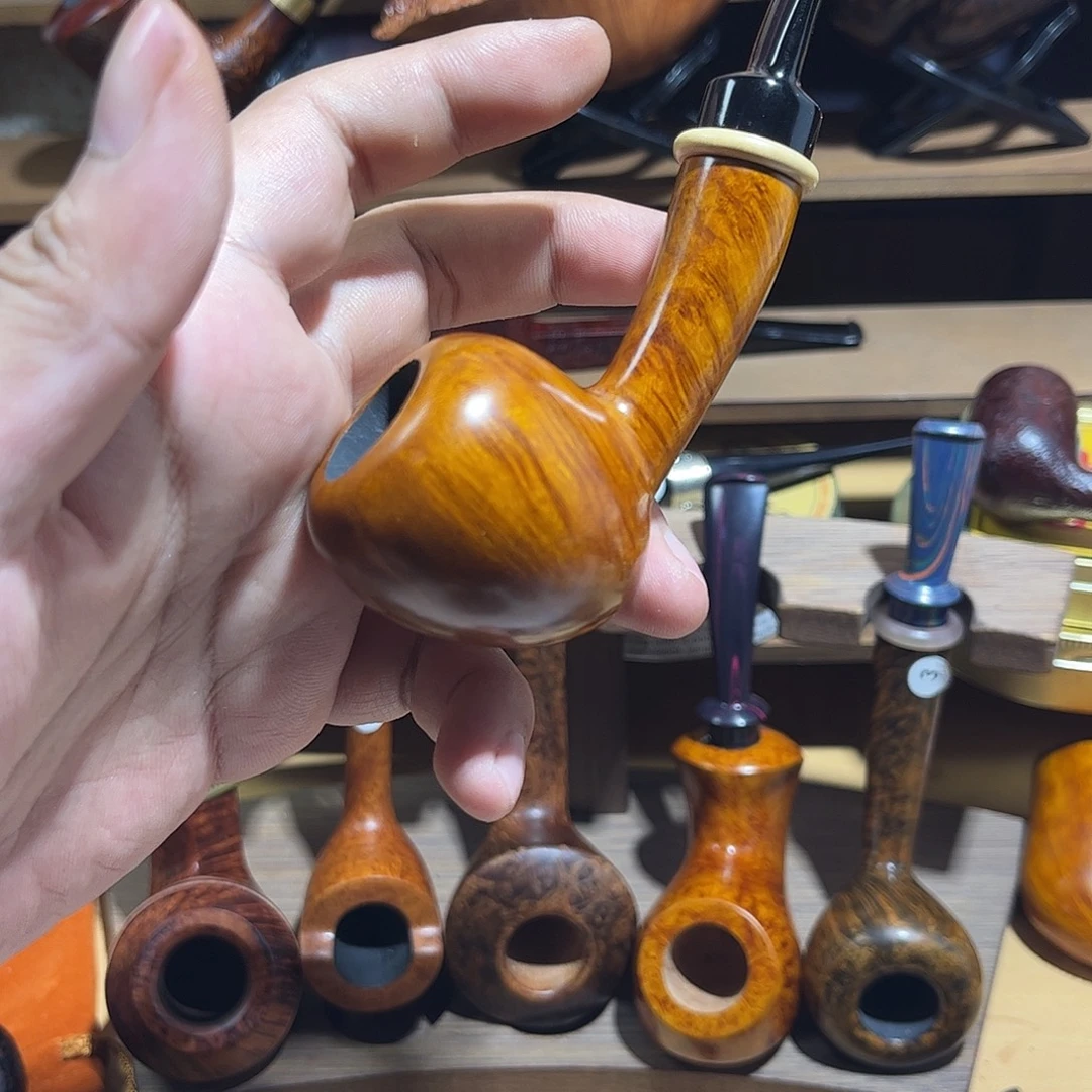 石楠木手工橡果烟斗