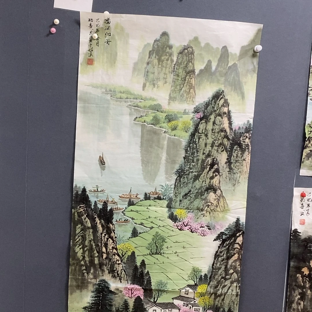 国画朱兆禧68.138手绘画芯