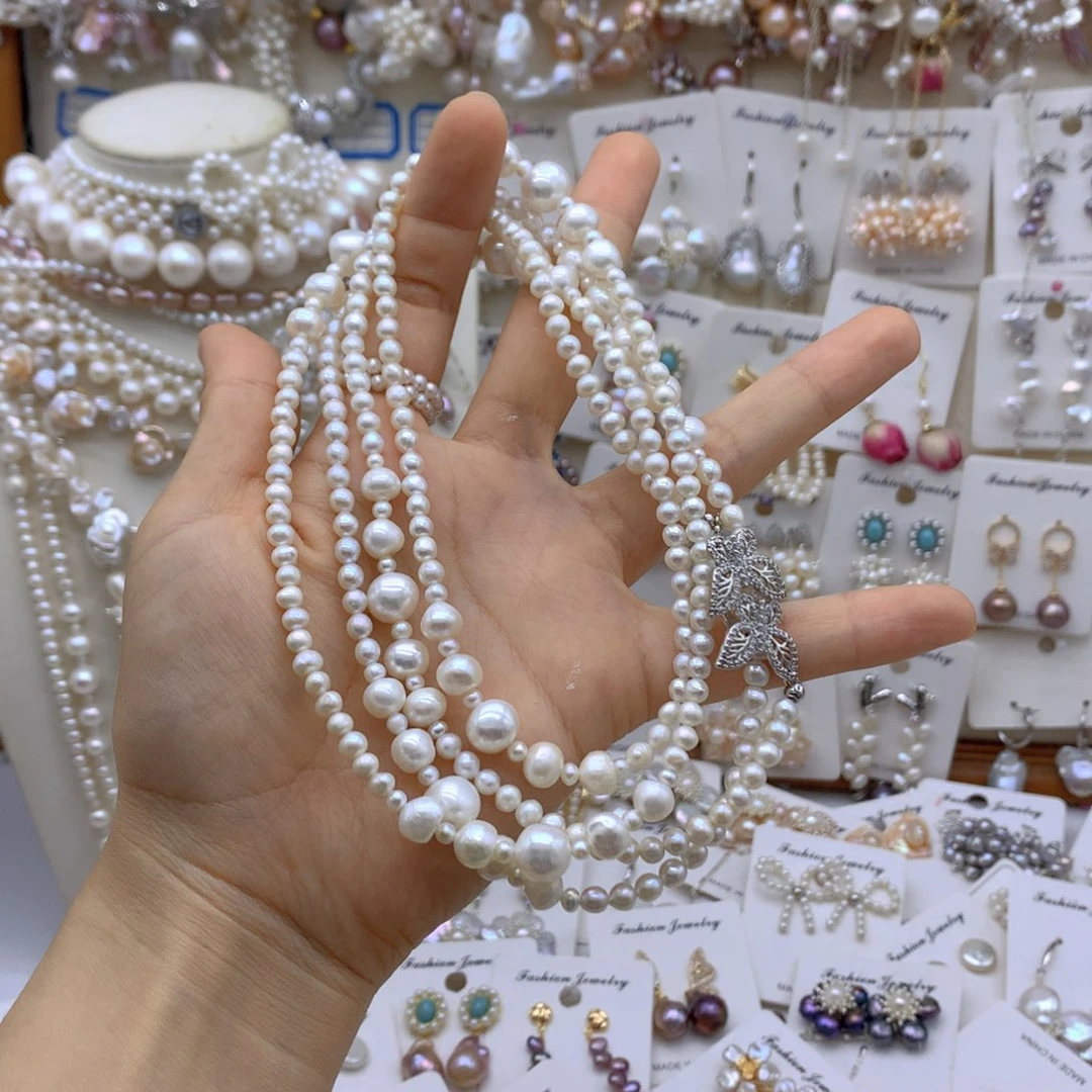 *****合金淡水珍珠项链