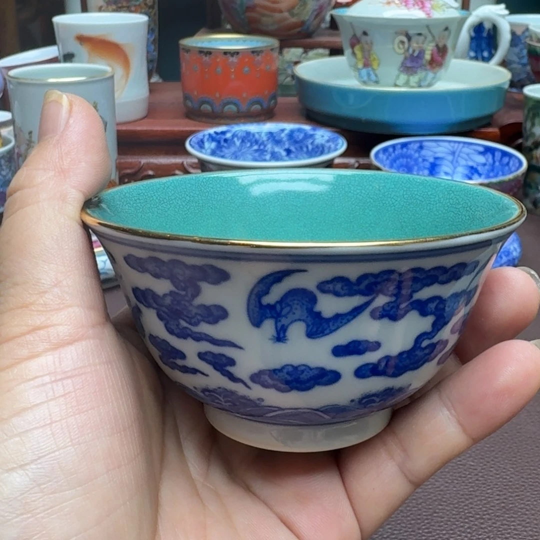 瓷片景德镇仿古手工制作精品展示