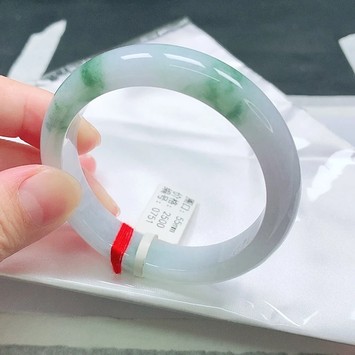 翡翠未镶嵌手镯手镯55
