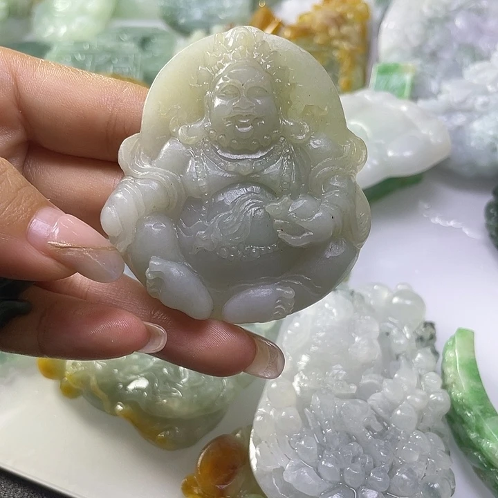 十***L未镶嵌定制翡翠毛货11