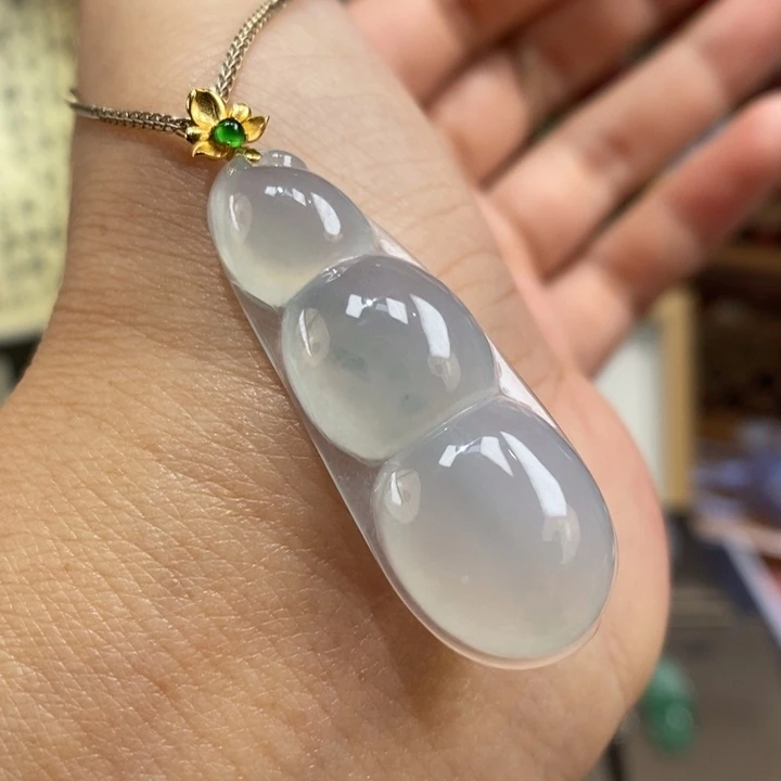 【闪购商品】颈饰18K金镶嵌翡翠20