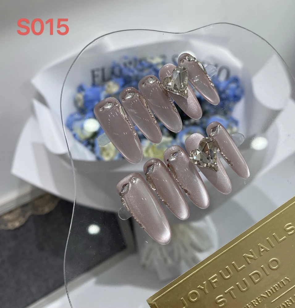 希妹美甲 S015手工穿戴甲3.0左右