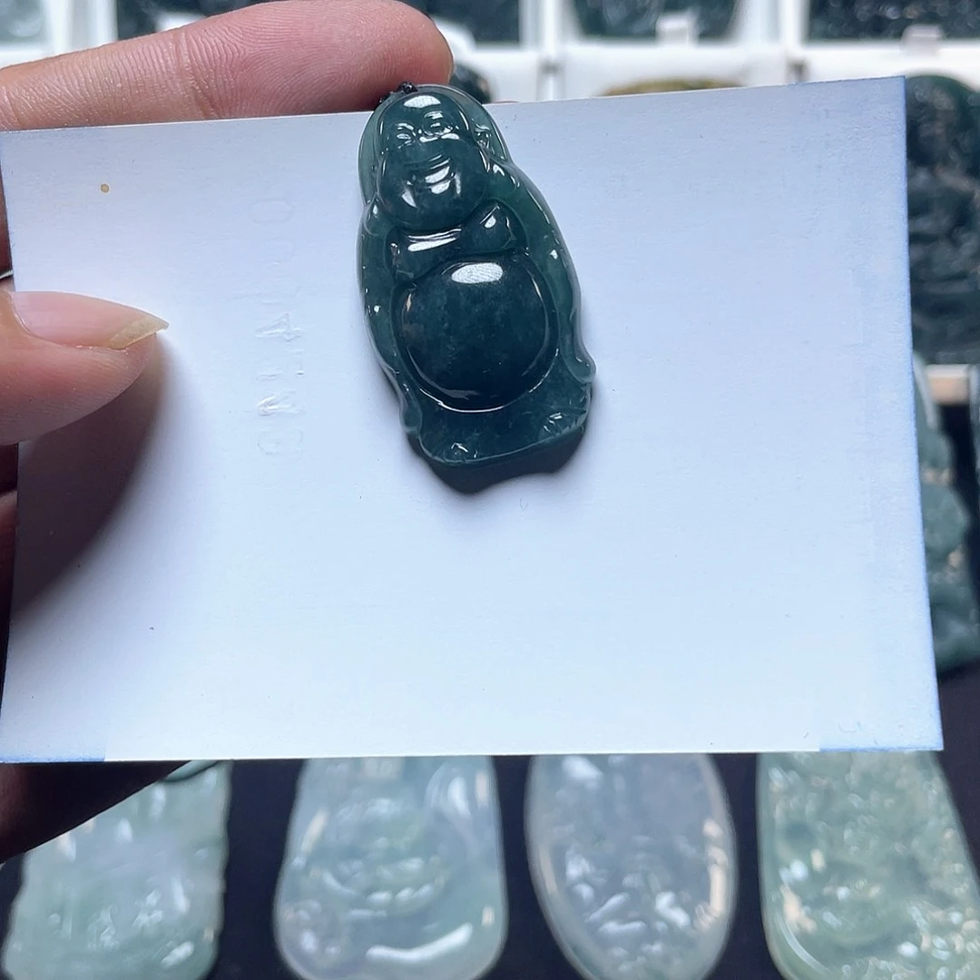 翡翠挂件未镶嵌佛公