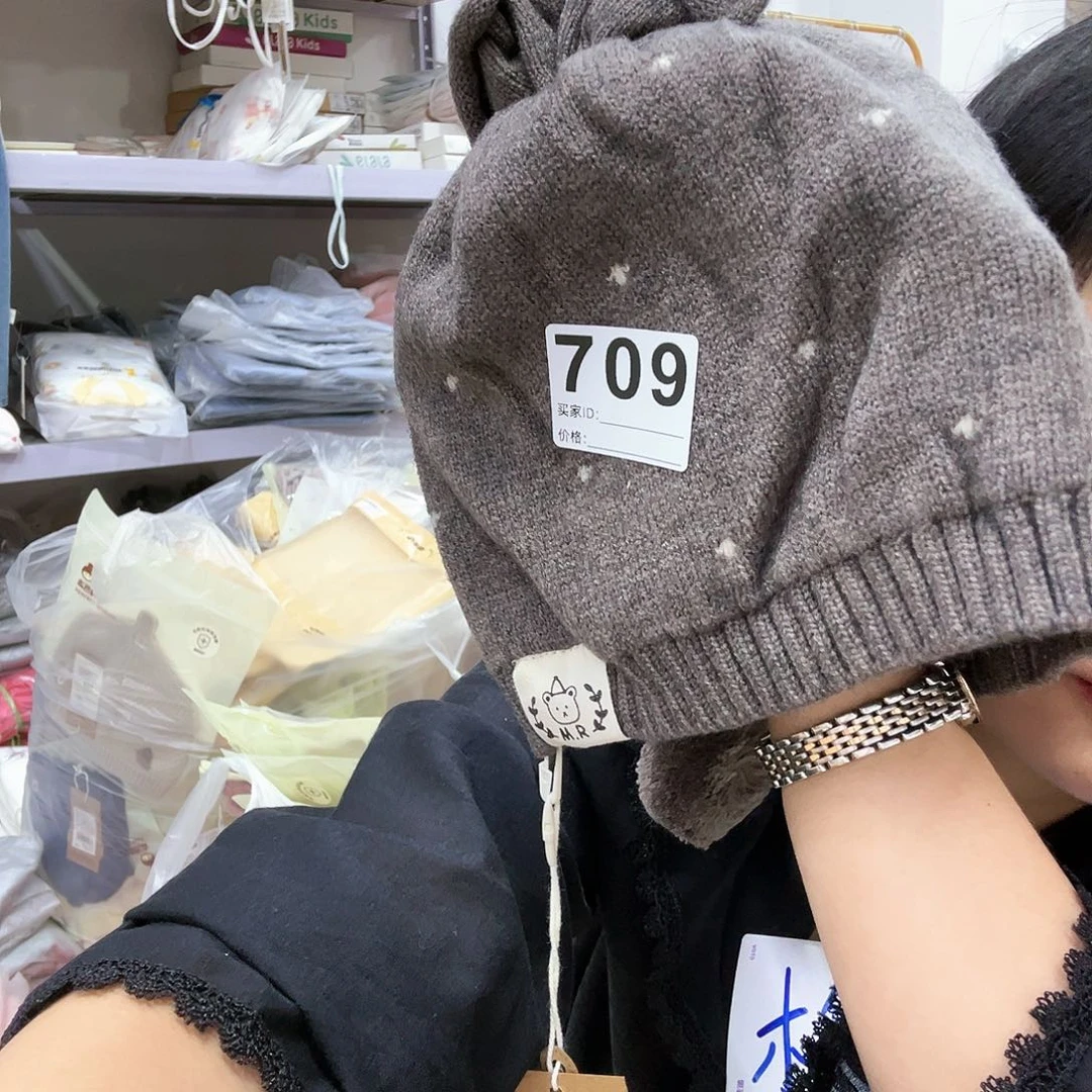 709灰色小福袋的帽子