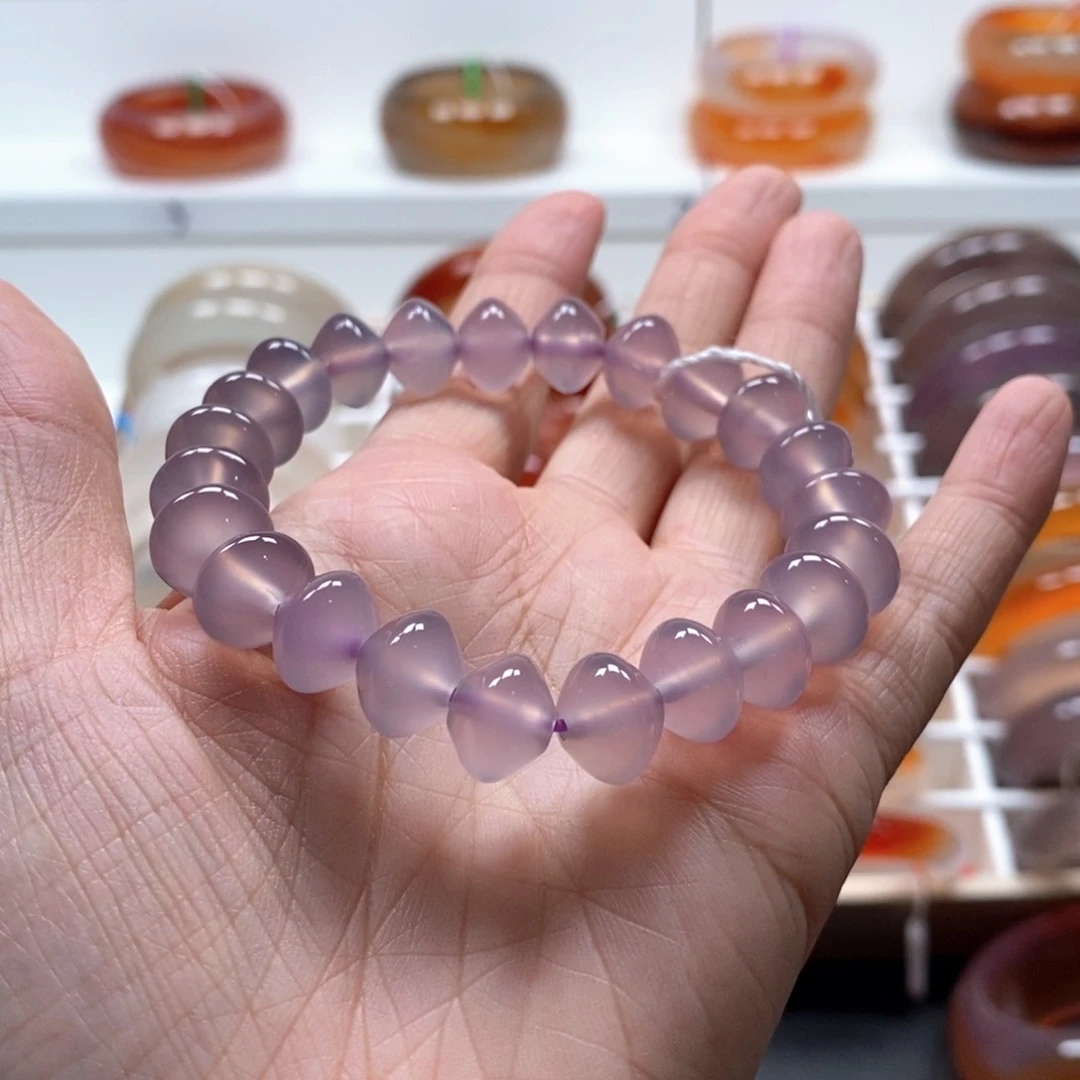 美***美玛瑙/玉髓手镯未镶嵌沙