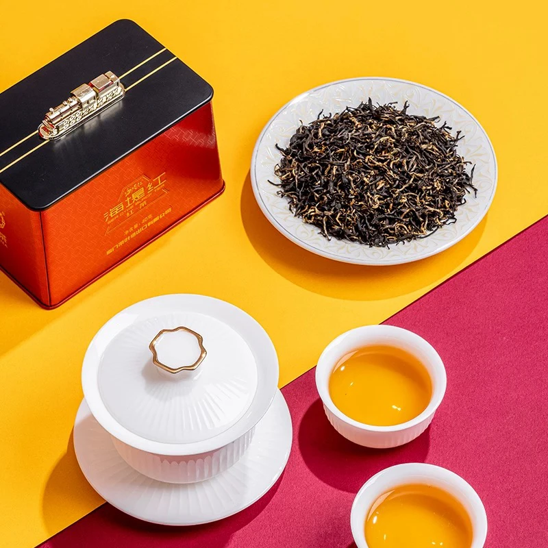 海堤精品海堤红一芽一叶红茶花果香331N160克/盒