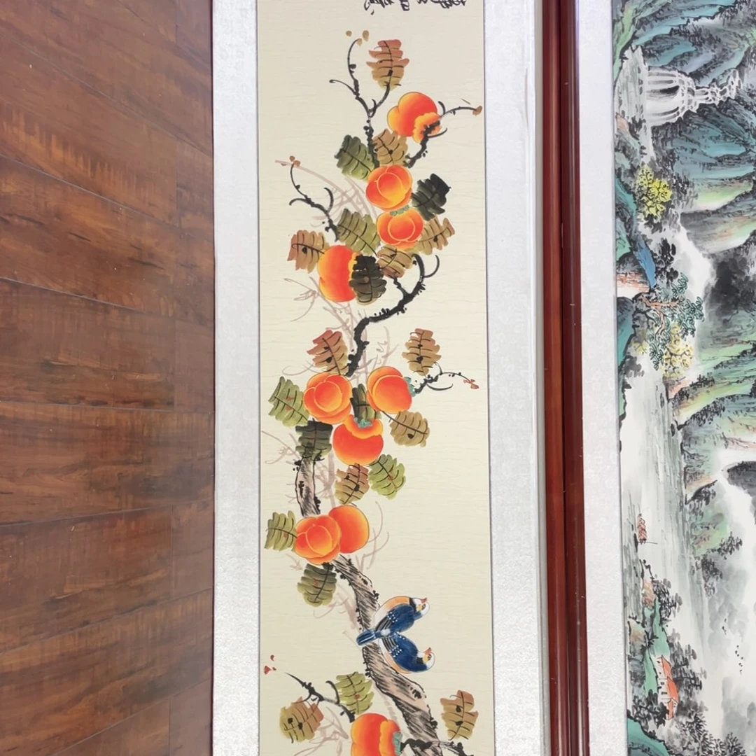 国画带框尺寸48*163厘米