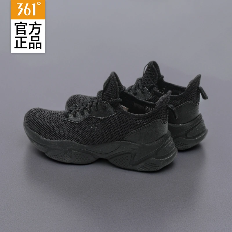 361女鞋夏季全黑色透气运动鞋厚底增高休闲鞋薄款网面百搭老爹鞋