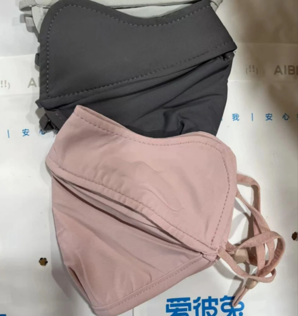 爱彼兔防晒口罩女夏季透气护眼角面罩腮红防紫外线j