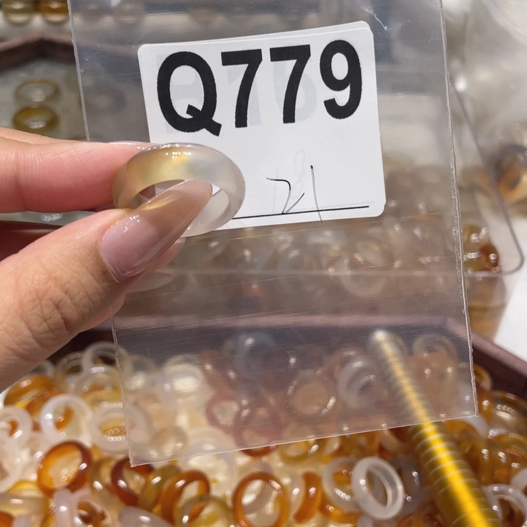 玛瑙/玉髓未镶嵌戒指779