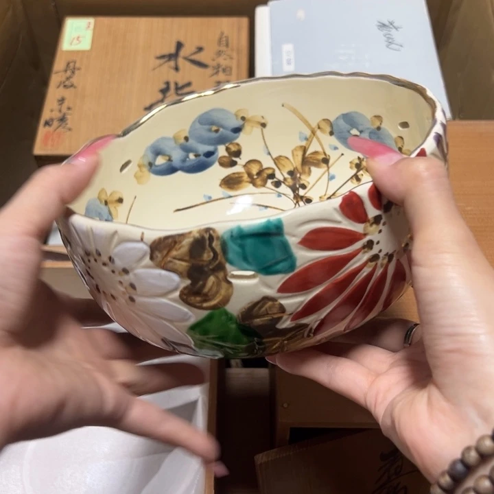 手工艺品琉璃麦丰瓷器88888888