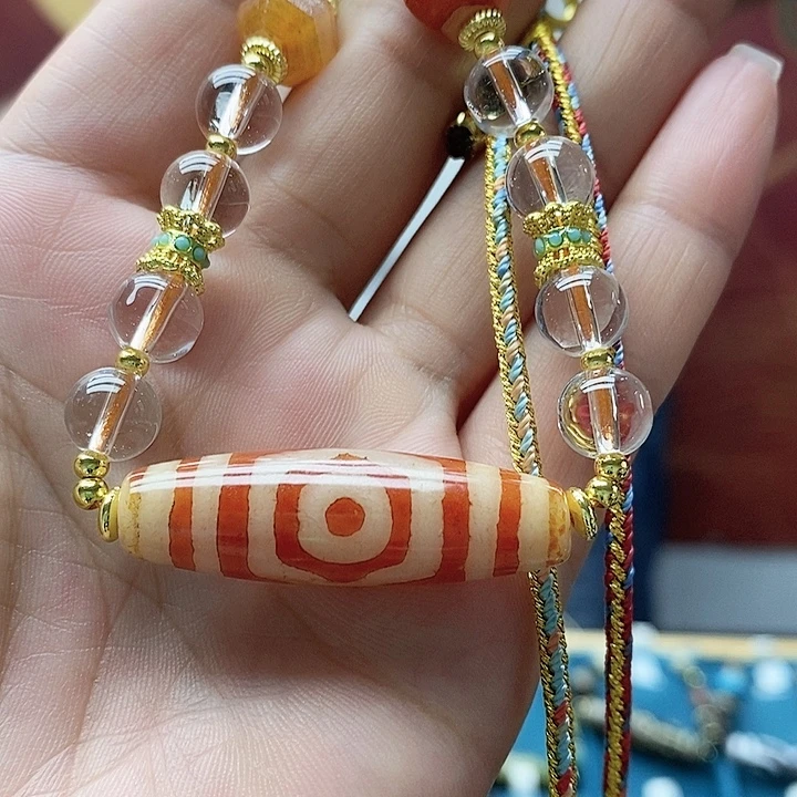 玛瑙/玉髓颈饰合金