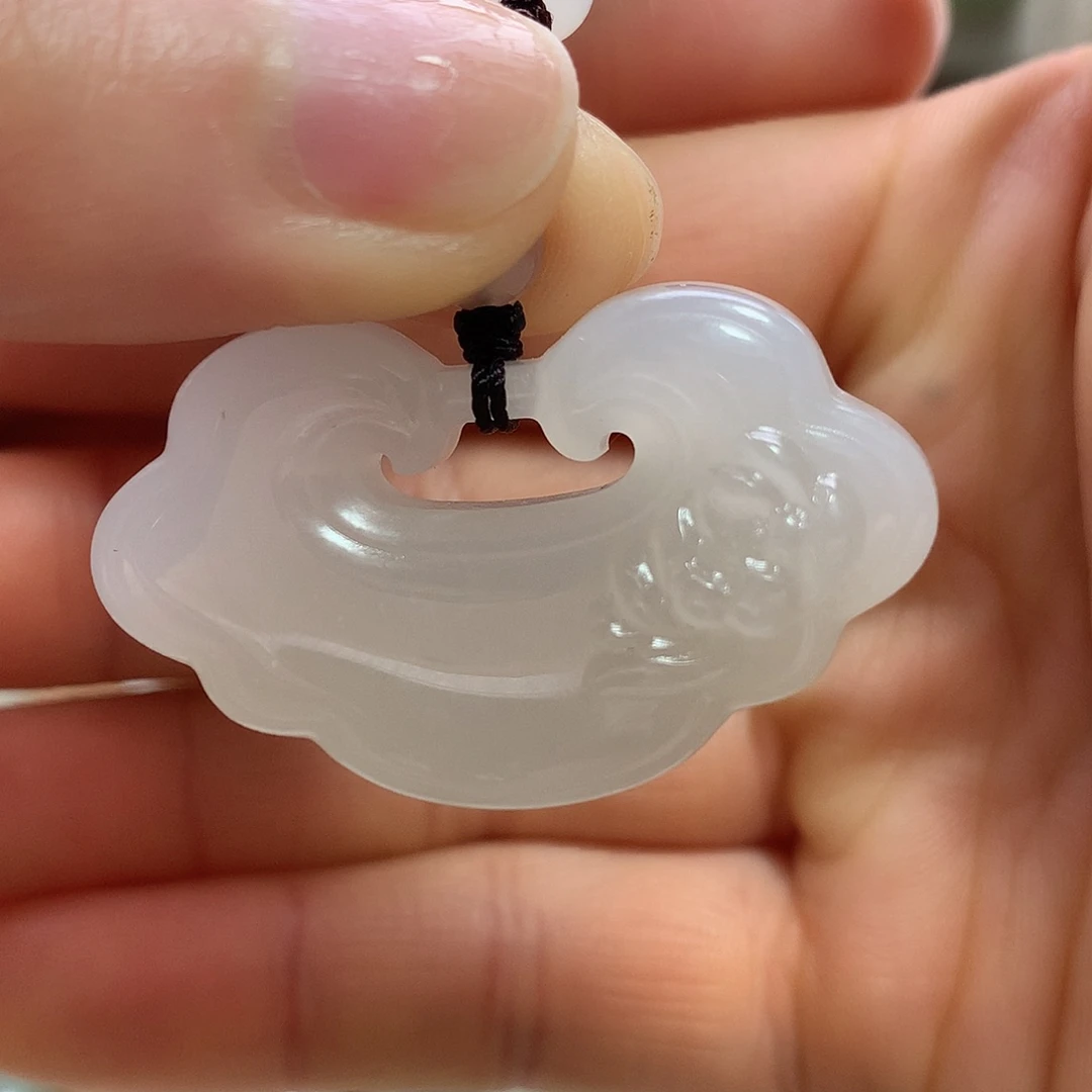 仙***和田玉未镶嵌颈饰