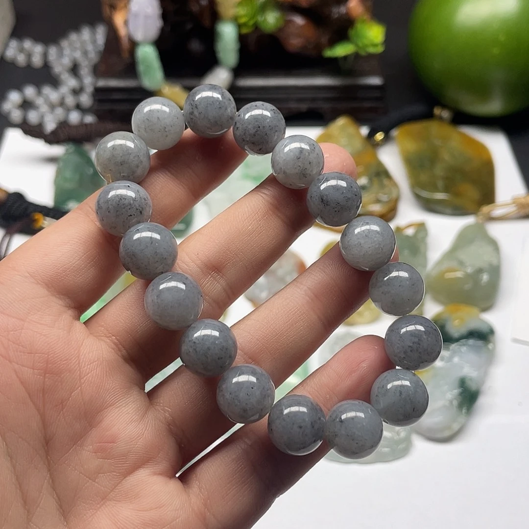 翡翠未镶嵌颈饰手串