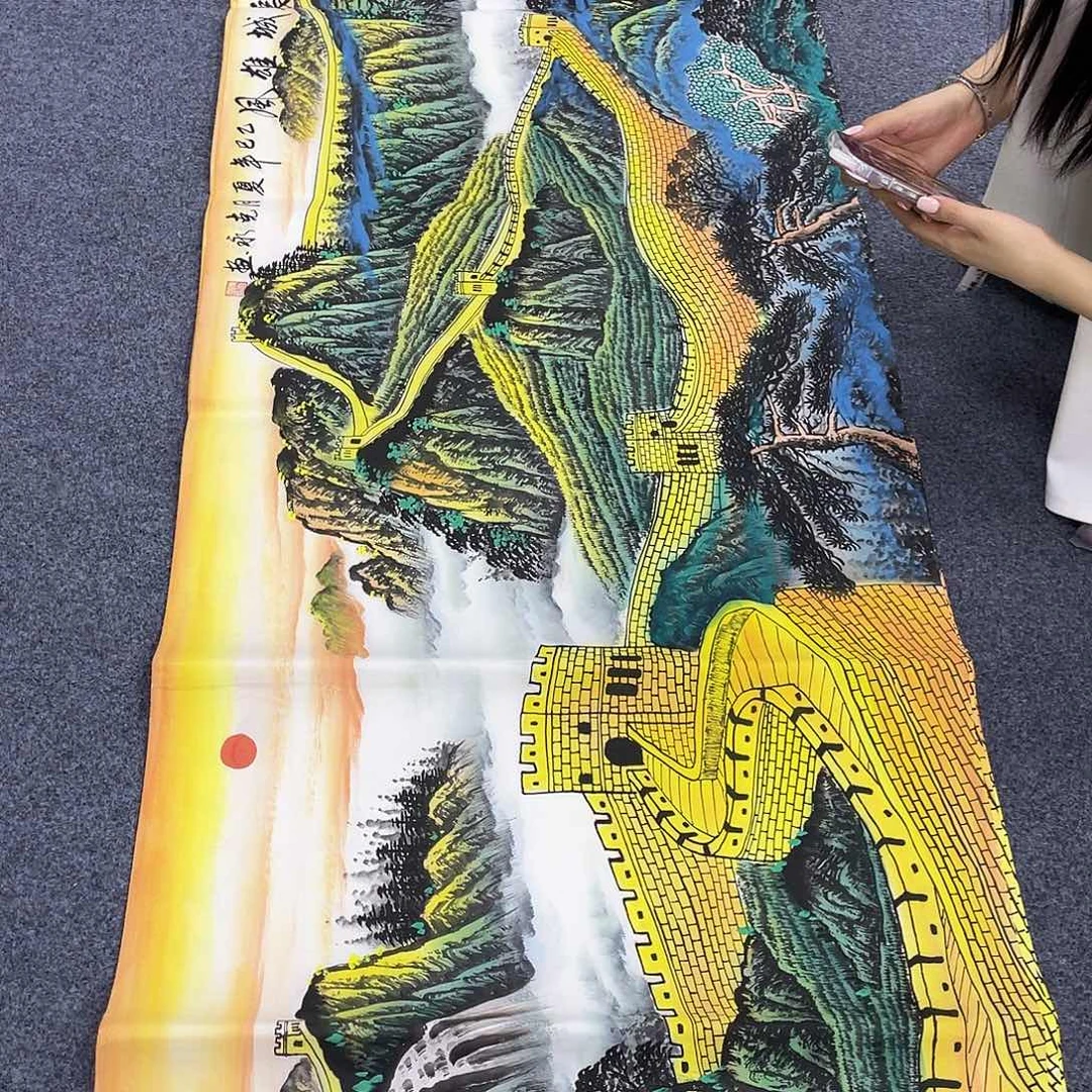 国画作品小姐姐放漏…