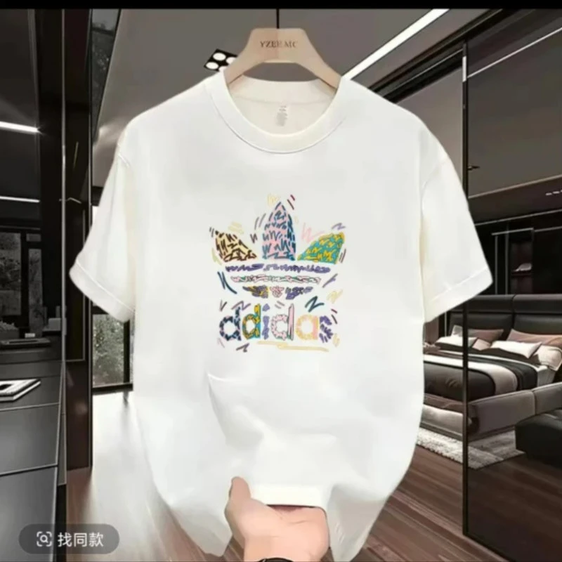 【一折粉丝福利】潮牌男女同款圆领百搭T恤