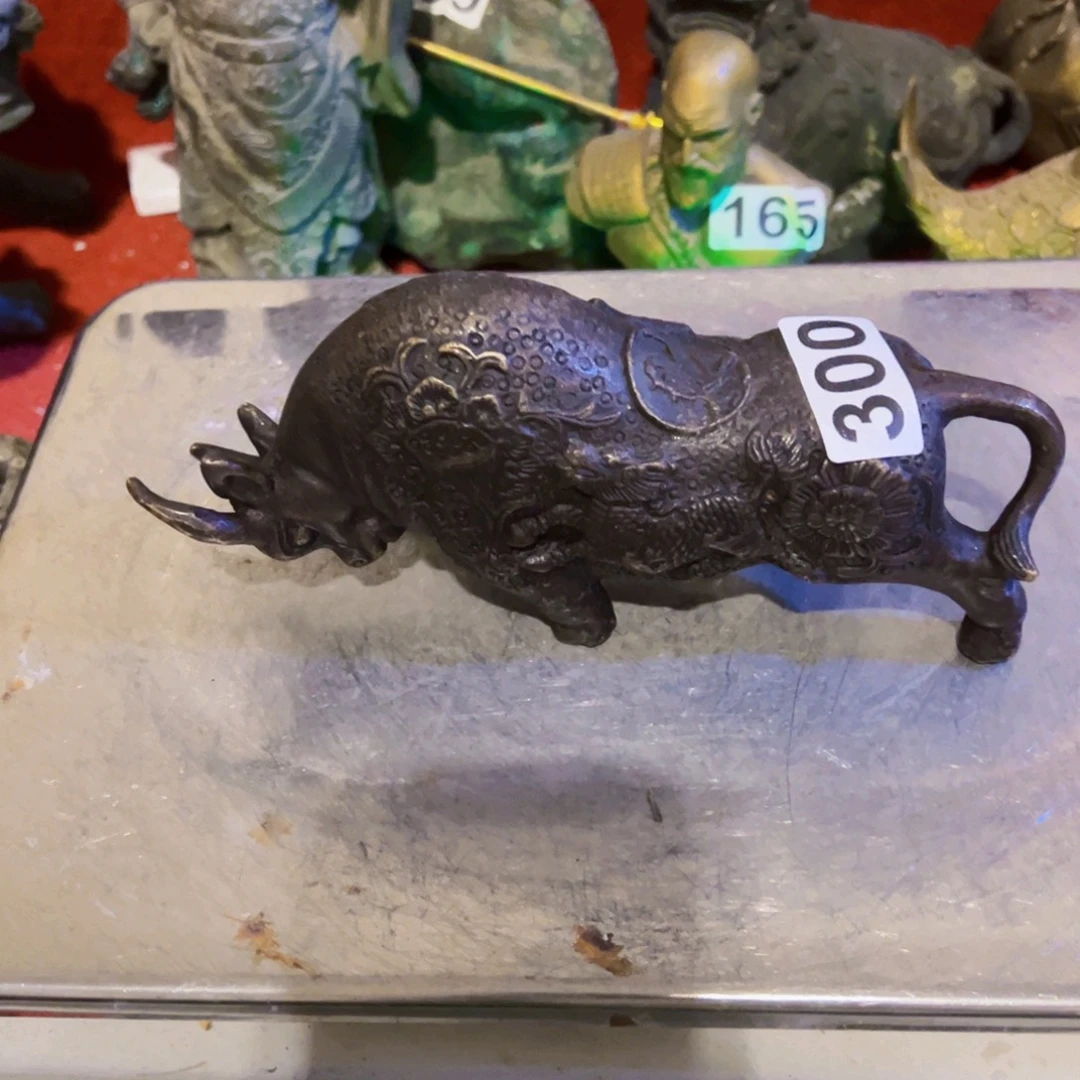 黄铜摆件，文房摆件