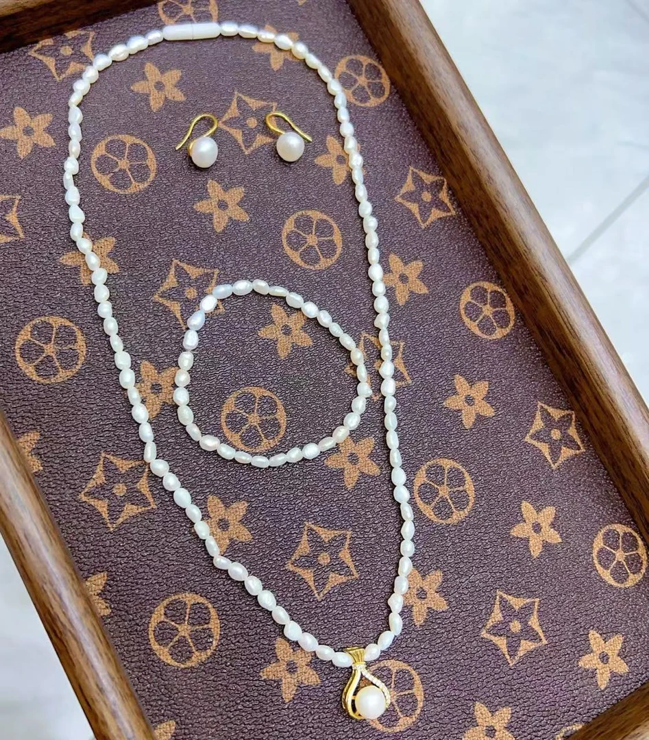 铜合金项链 珍珠百搭时尚气质新款高级设计omak明星同款饰品0018