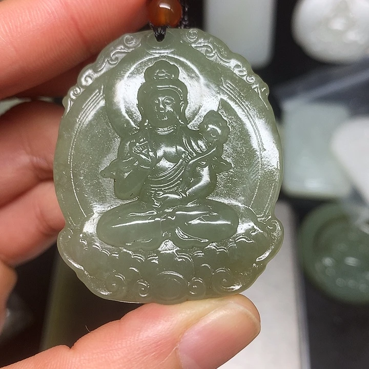 奔***和田玉未镶嵌颈饰