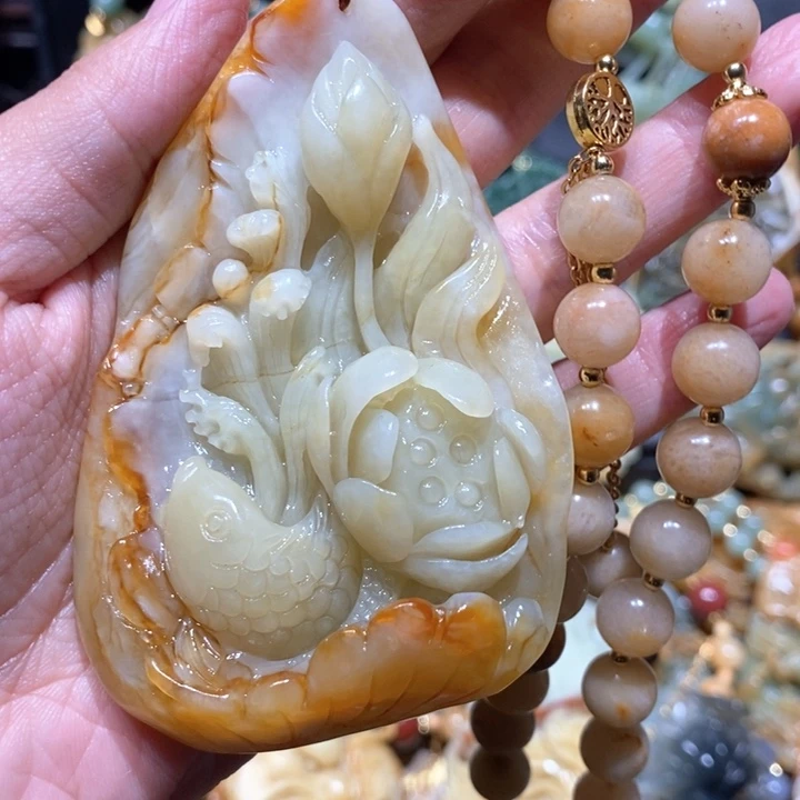 岫玉毛衣链未镶嵌