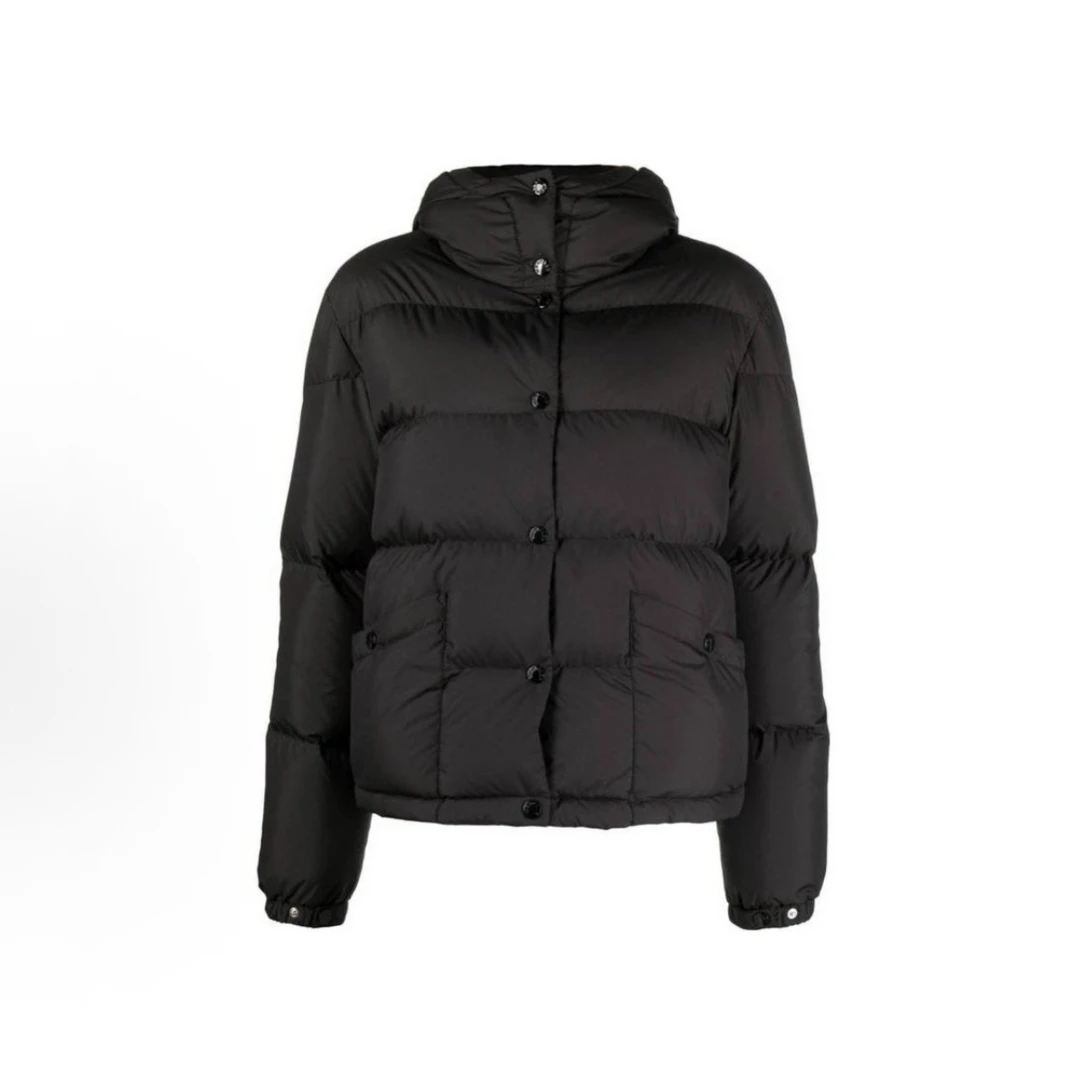 99新 MONCLER Moncler盟可睐 EBRE 女款黑色羽绒服 0码