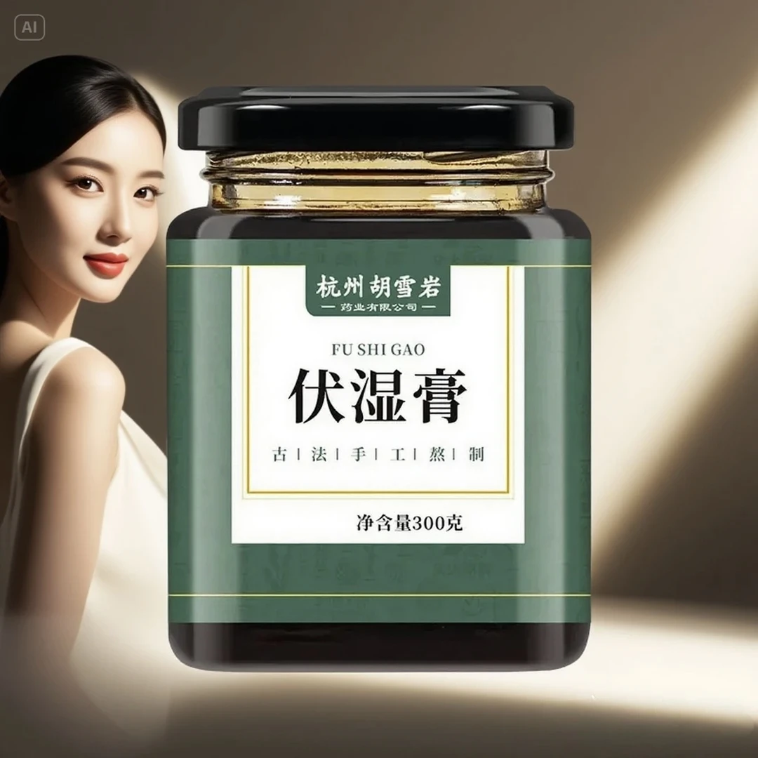 伏湿膏精心熬制多种草本融合古法慢熬配比食材浓润膏体源头