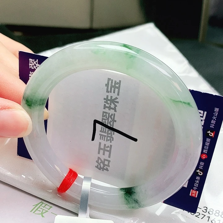 翡翠未镶嵌手镯缅甸天然a货翡翠手镯