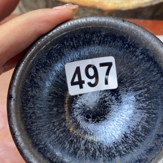 茶盏沐雨茶器柴烧主人杯