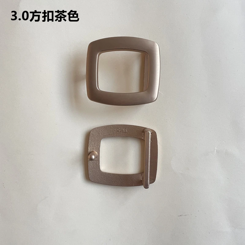 皮带扣女款金色高档网红轻奢皮带扣头时尚休闲金色复古女生腰带扣