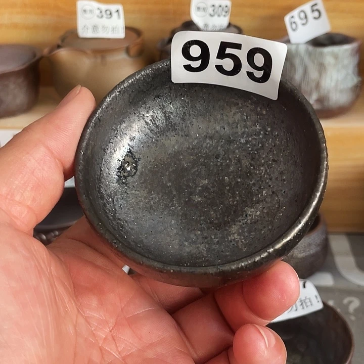 茶杯紫砂柴烧纯手工959